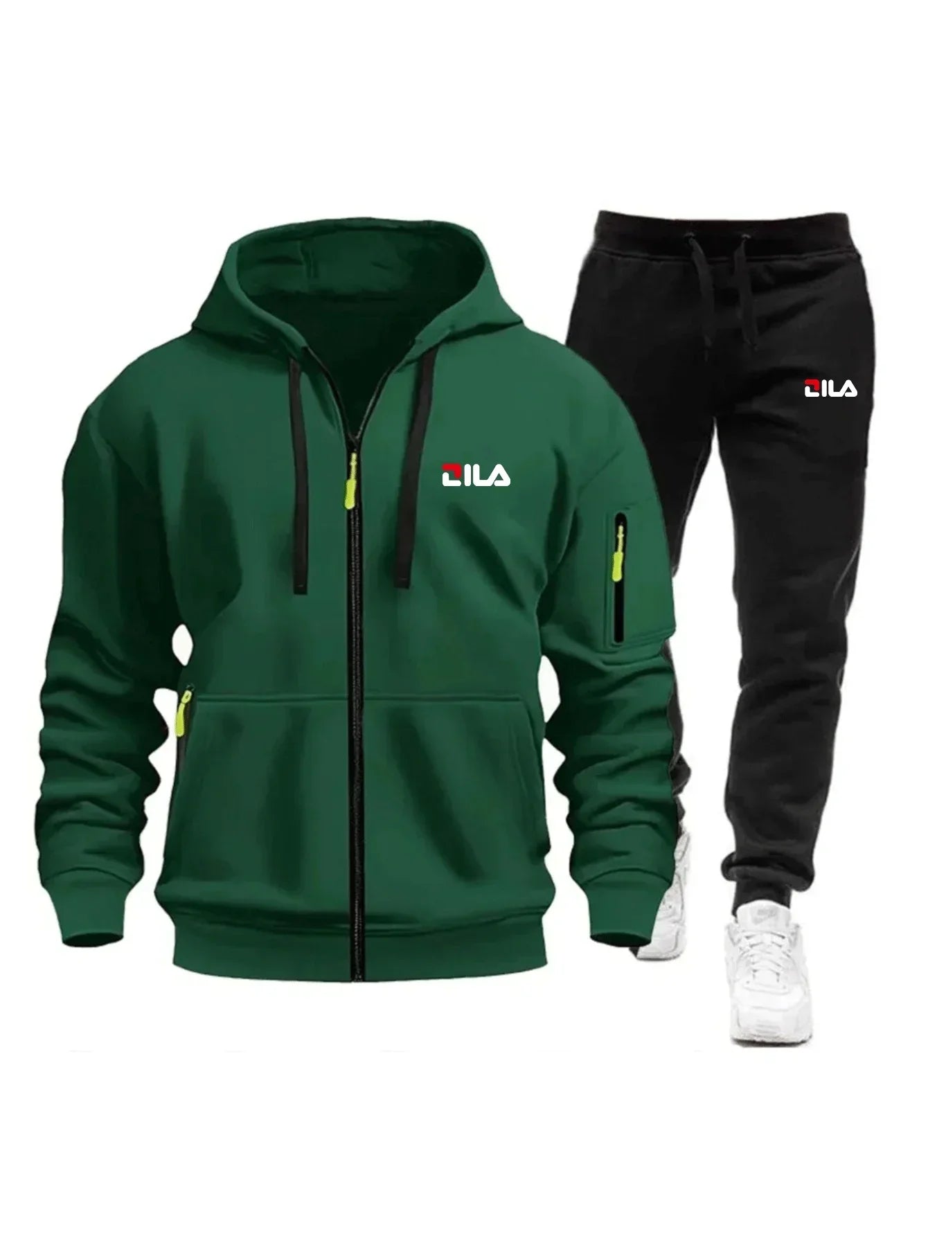 Men's Tracksuit Hoodies Pants Plus Size Autumn Winter Daily Casual Sporty Jogging Suit Fashion Sweatshirt Outfit Male Sports Set