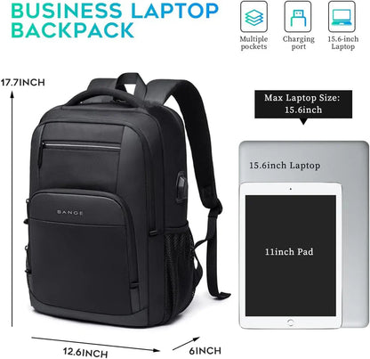 Lightweight 15.6 inch Laptop Backpack Waterproof USB Charge Port Multifunctional Travel Hiking School Bag Mochila for Men