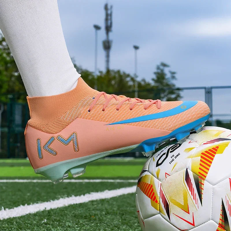 New Men Match Football Boots Ankle Non-Slip TF/FG Professional Soccer Shoes Boys Sneakers Comfortable Sports Shoes Unisex