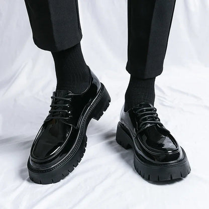 Men’s Formal Lace-Up Dress Shoes – Classic Leather Oxford Style | Sizes 40–47
