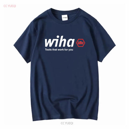 Wiha Tools Logo T shirt Sz S 4XL American Funny USA vintage Washed fashion Stylish Breathable Top For Everyday Wear graphic
