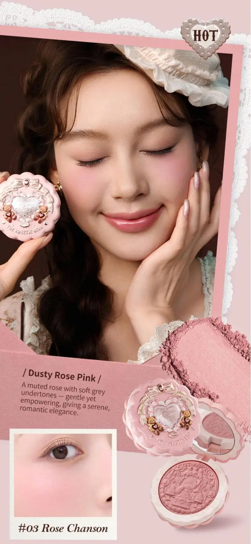 Makeup Set Little Angel Collection Make Up Gift Box Eye Shadow Blush Matte Lipstick Highlighter Full Kit All In One