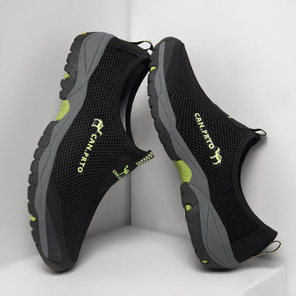 Fashion Summer Shoes Men Casual Shoes Mesh outdoor Breathable Slip-on Flats Men Sneakers Comfortable Water Loafers Zapatillas