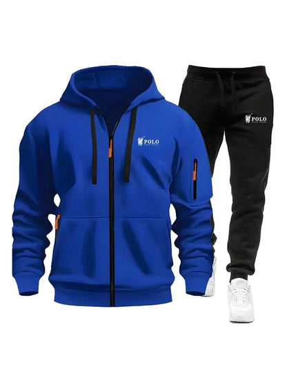 Zipper Sweatshirt Suit Sweatshirts for Men Daily Casual Hoodies Pants High Quality 2026 Sports Tracksuit Jogging Men's Clothing