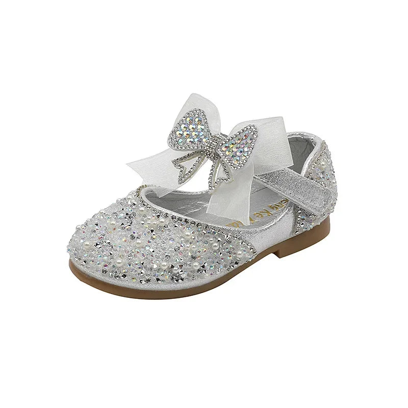 Girls Princess Shoes Children Party Dance Shoes Student Spring Autumn New Flats Kids Performance Shoes