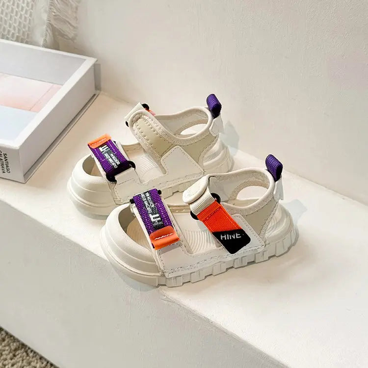 Kids Fashion Sport Sandals Girls Boys New Summer Casual Outdoor Non Slip Sole Sandals Lightweight Comfortable Design Beach Shoes