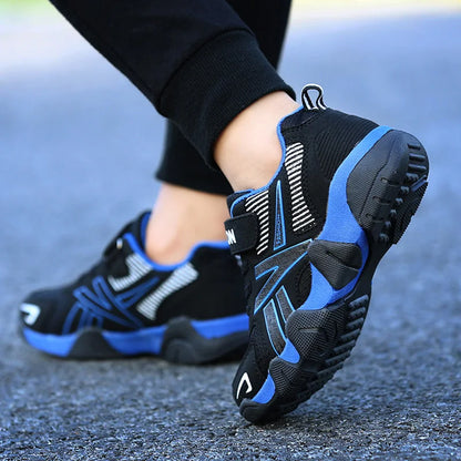 Children's Sneakers for Boy Lightweight Sport Tennis Shoes Fashion Breathable Mesh Kids School Running Basketball Shoes Non Slip