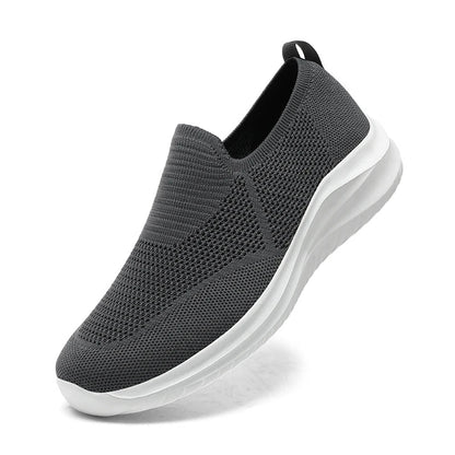 Men's Vulcanized Shoes Fashion Breathable Outdoor Mesh Casual Sneakers Lightweight Comfortable Men Tenis Masculino Walking Shoes