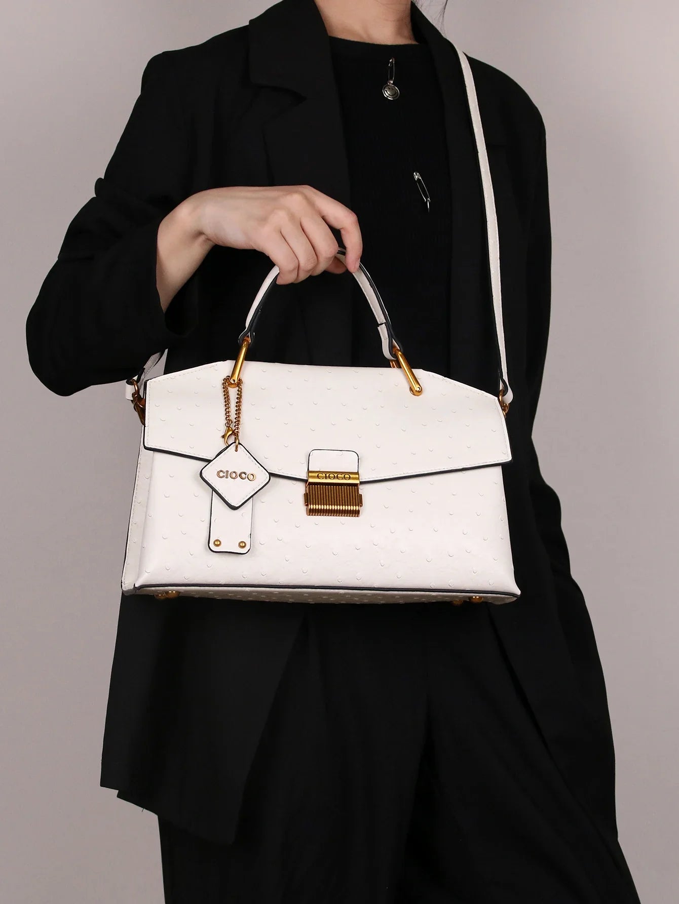 2025 new retro blue snake-shaped high-grade handbag fashion luxury luxury handbag lightweight large-capacity one-shoulder messen