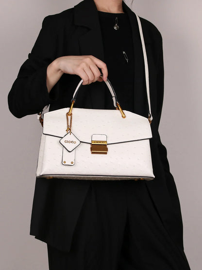2025 new retro blue snake-shaped high-grade handbag fashion luxury luxury handbag lightweight large-capacity one-shoulder messen