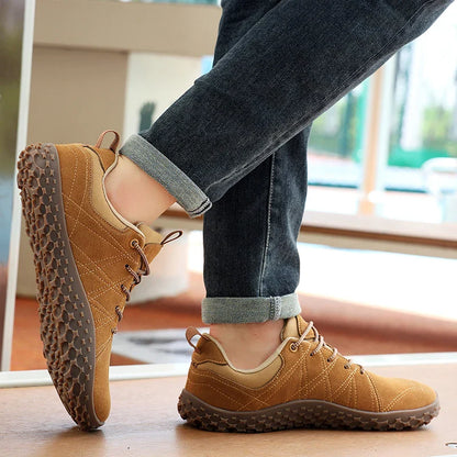 Calçados Masculinos de Caminhada Descalços com Bico Largo, Minimalistas, Confortáveis, Respiráveis, Solado Zero, Tênis Casuais Masculinos