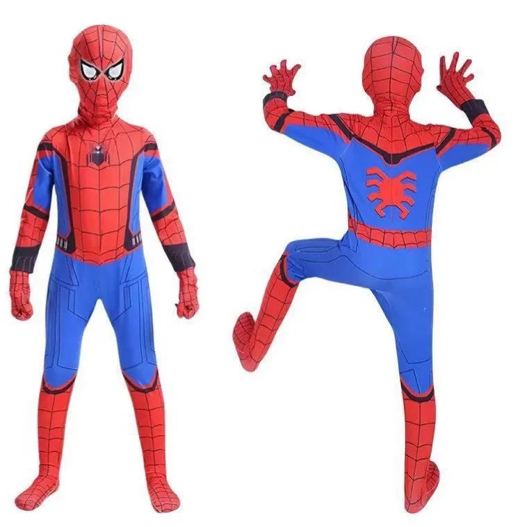 Halloween Kids Homecoming Peter costume Cosplay Zentai Bodysuit Party JumpSuit