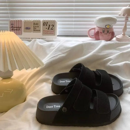 Boys Girls Summer Slippers Fashion Anti-slip Outdoor Beach Sandals 2026 New Soft Sole PU Slides Unisex House Bath Shoes