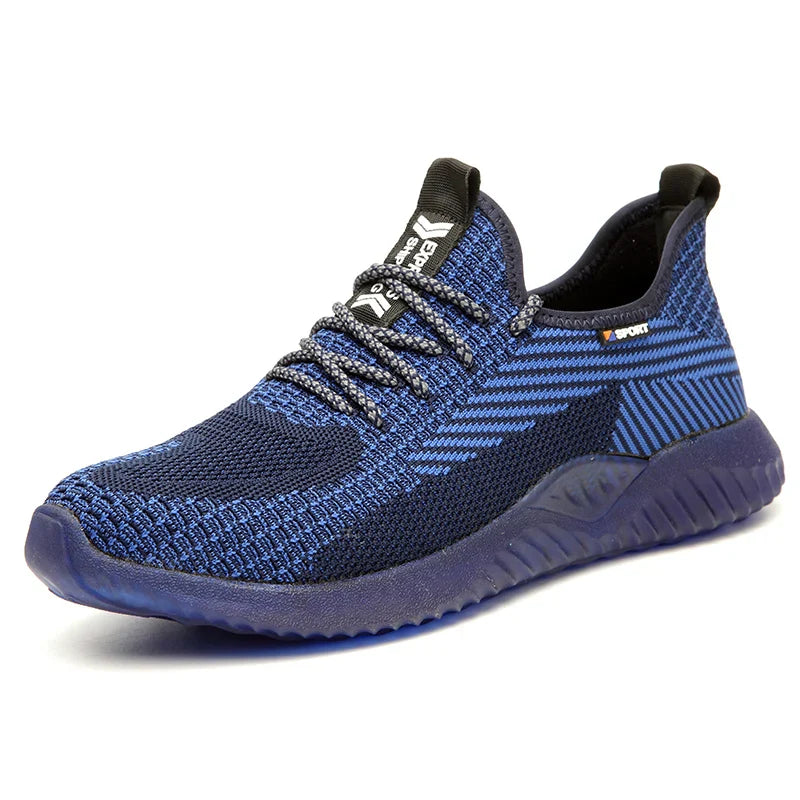 Steel Toe Cap Working Boots Safety Shoes for Man Construction&Indestructible Work Shoes Puncture-Proof Summer Work Shoes