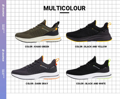 New Running Shoes Men's Casual Lightweight Designer Mesh Sneakers Male Outdoor Breathable Lace-Up Sports Walking Shoes