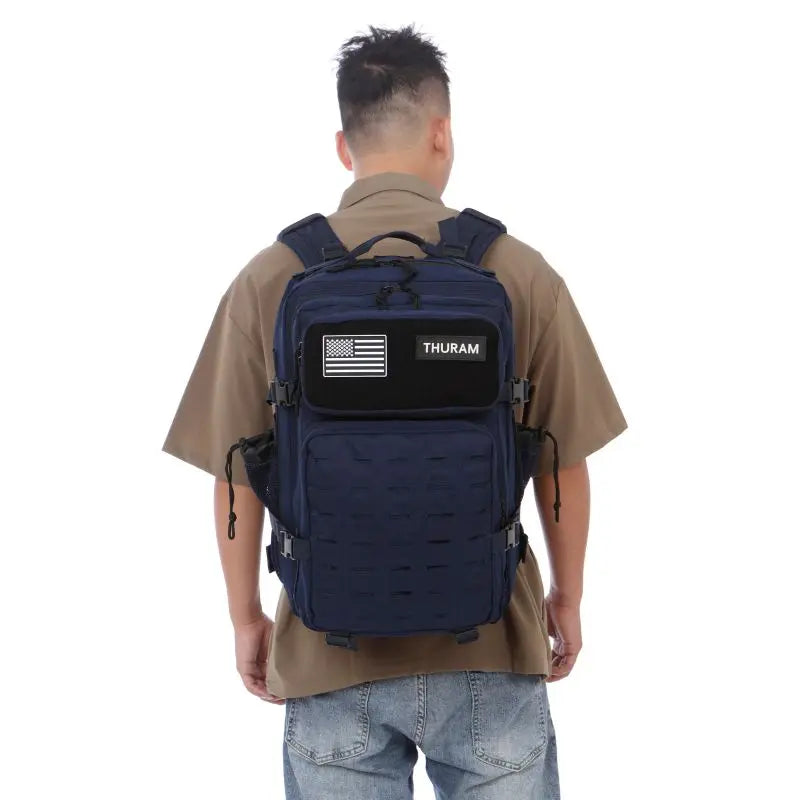 25L/50L Tactical Backpack Bag Hunting MOLLE Backpack GYM For Men EDC Outdoor Hiking Rucksack Witch 2 Bottle Holders