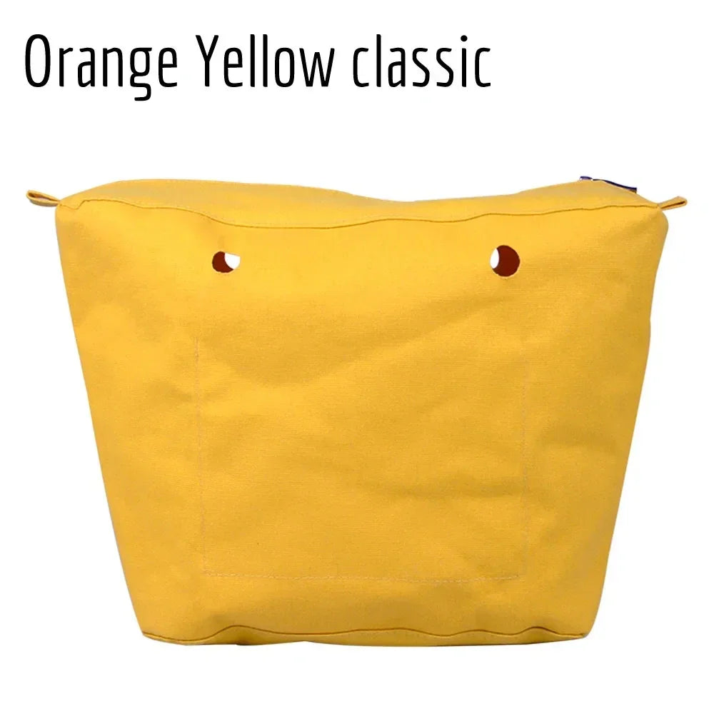 New Waterproof Inner Bag Organizer Insert Zipper Pocket for Classic Mini Obag Canvas Material for O Bag