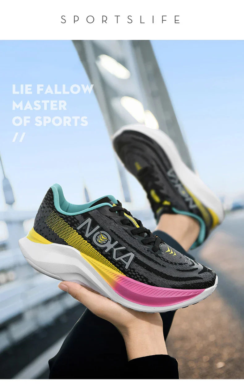 Men Women High Quality Light Running Shoes Cushion Training Shoes Lightweight Wear-Resistant Sneakers