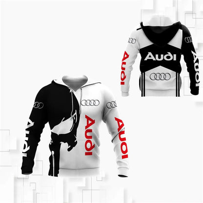 Autumn and Winter Best-selling Adult Hoodie 3D Printing Breathable and Comfortable Men's Sports and Leisure Hoodie MOTO