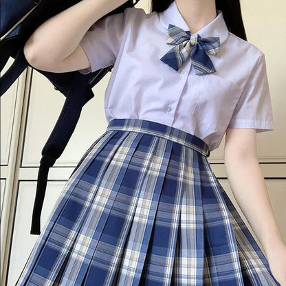 Plaid Women Pleated Skirt Bow Knot Summer High Waist Preppy Girls Dance Mini Skirt Cute A Line Harajuku Sexy Japan Faldas