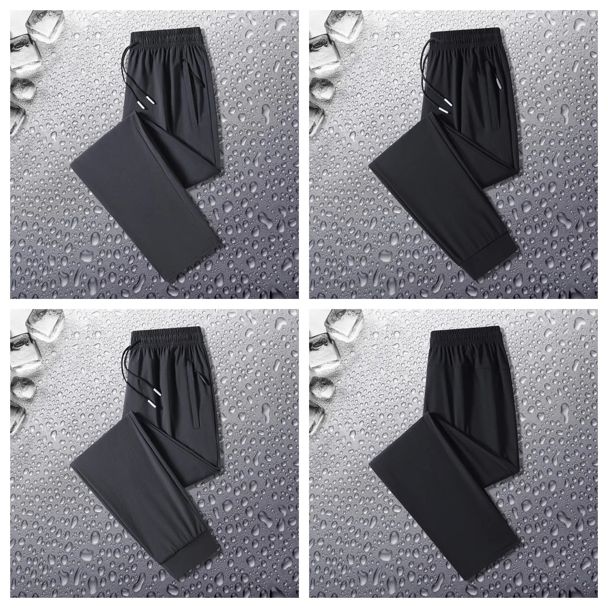 Outdoor Hiking Windproof Breathable Ice Silk Pants for Men Fashionable Trendy Soft Breathable Comfortable Versatile Casual Pants
