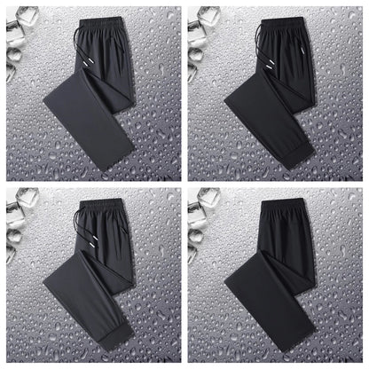 Outdoor Hiking Windproof Breathable Ice Silk Pants for Men Fashionable Trendy Soft Breathable Comfortable Versatile Casual Pants