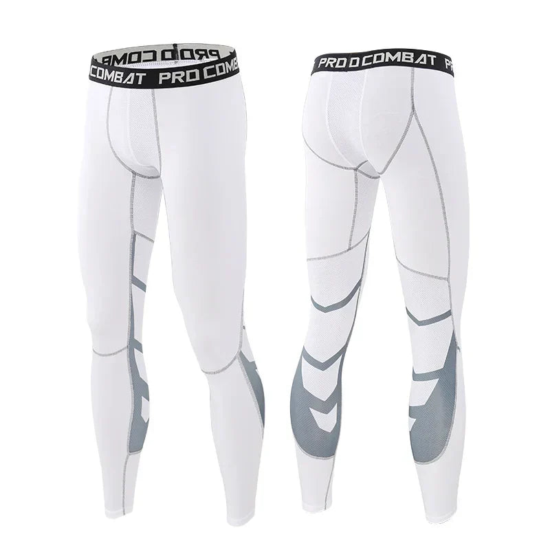 Men's Compression Pants for Running Cycling Basketball Soccer Elasticity Sweatpants Fitness Tights Legging Trousers Rash Guard