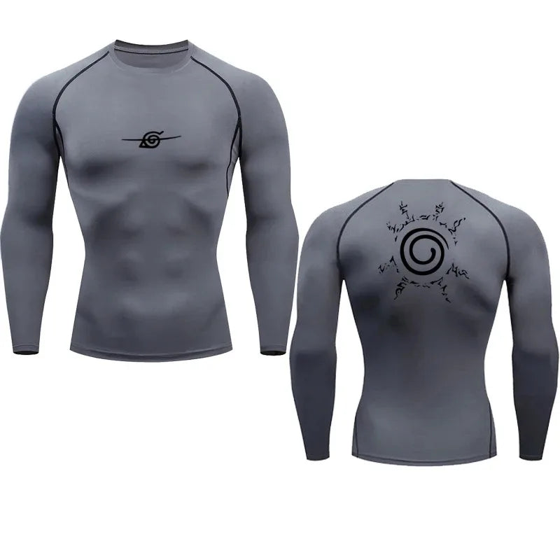 anime esporte secagem rápida ginásio tshirts fitness topos t verão outono masculino