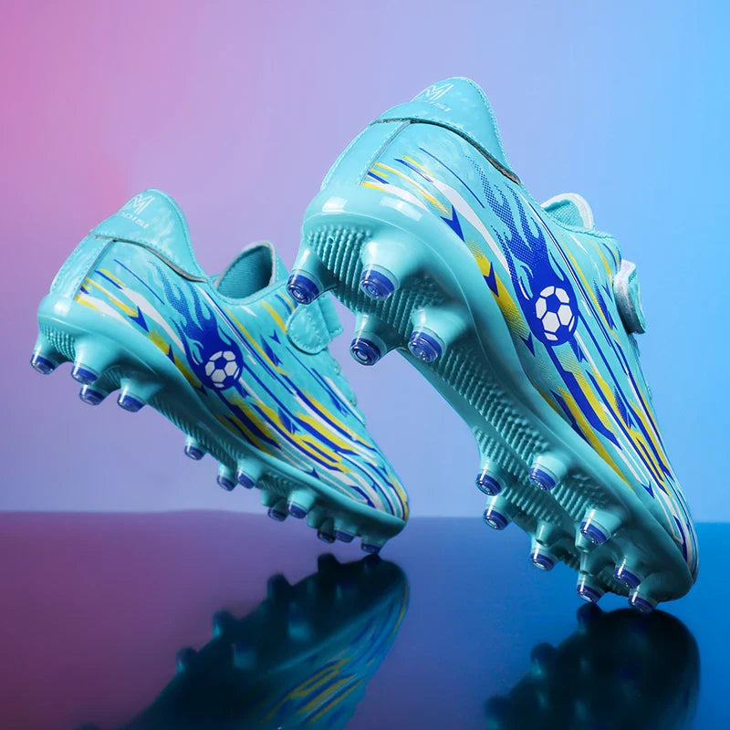New Kids Professional Soccer Shoes Cleats TF Indoor Men Football Field Boots Original Football Society Shoes Grass Training Fast