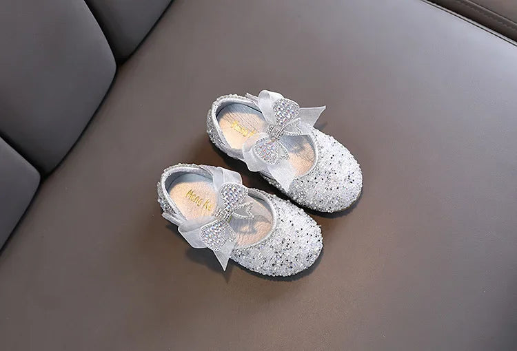 Girls Princess Shoes Children Party Dance Shoes Student Spring Autumn New Flats Kids Performance Shoes