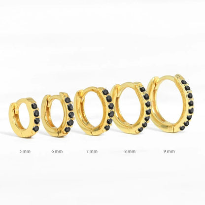 925 Sterling Silver Earrings For Women/Men Small Hoop Earrings Ear Bone aros Tiny Ear Nose Ring Girl aretes ear hoops A30