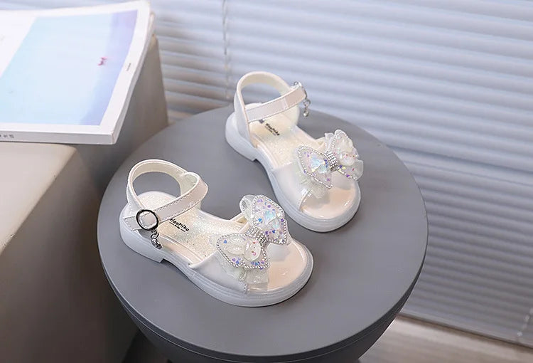 Kids From 2-9 Years Princess Shoes Summer Girls Sandals Casual School Kids Shoe Outdoor Beach Sandal Children's Student sneaker