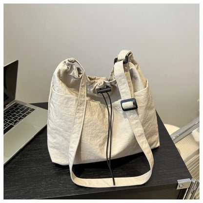 Large Capacity Versatile Shoulder Bag for Women's Summer Popular Lightweight Crossbody Bag Minimalist Tote Handbag