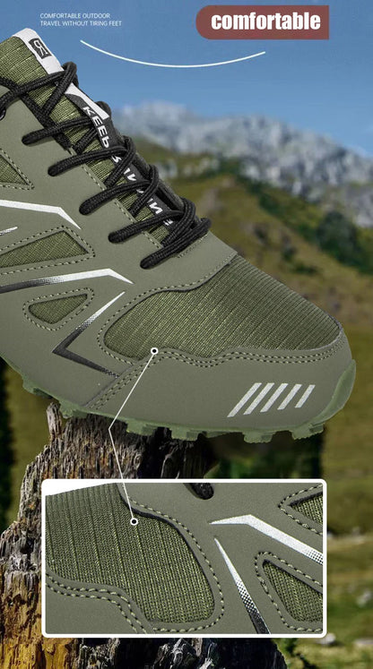 Waterproof Hiking Shoes Men‘s Outdoor Trekking Sneakers Mountain Climbing Camping Trainers Hunting Tactical Boots Bike Shoe Male