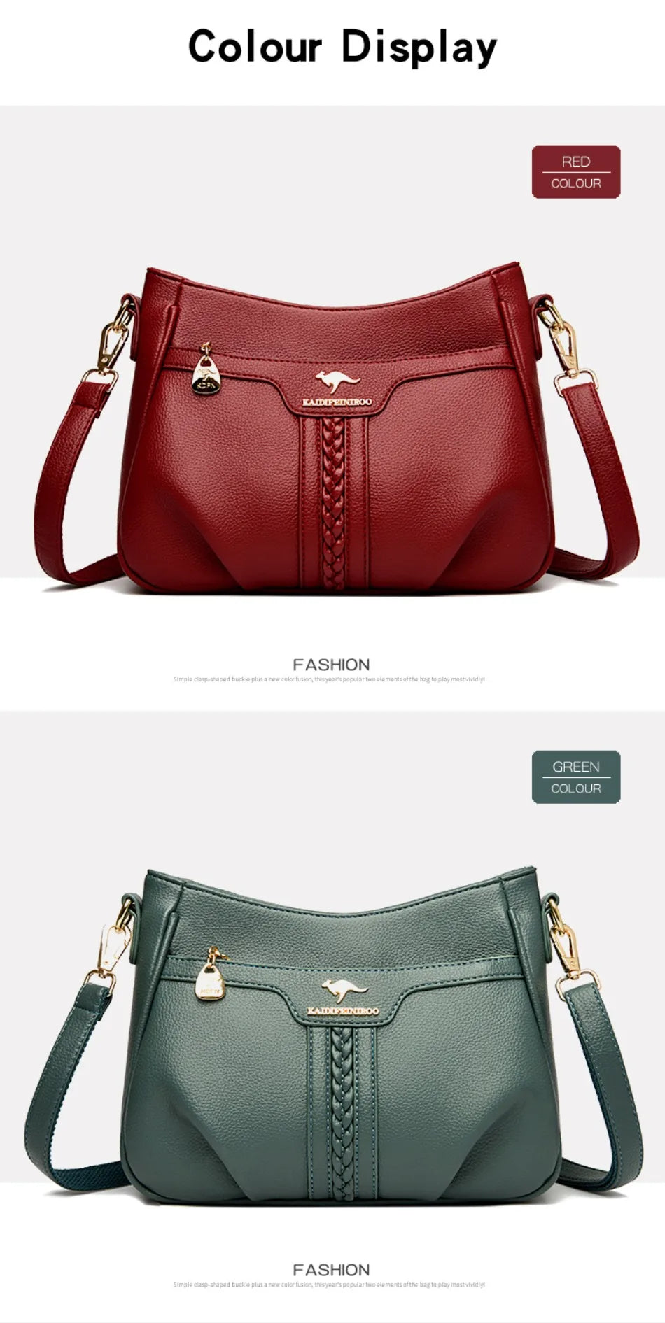 Genuine High Quality Soft Leather Women's Handbag Trend Designer Female Crossbody Bag Casual Shoulder Messenger Handbags 2024