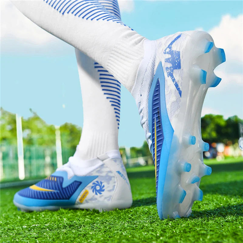 FG Mens Soccer Shoes High Quality Turf Soccer Cleats for Sneakers Training Football Boots Chuteira Campo 35-45