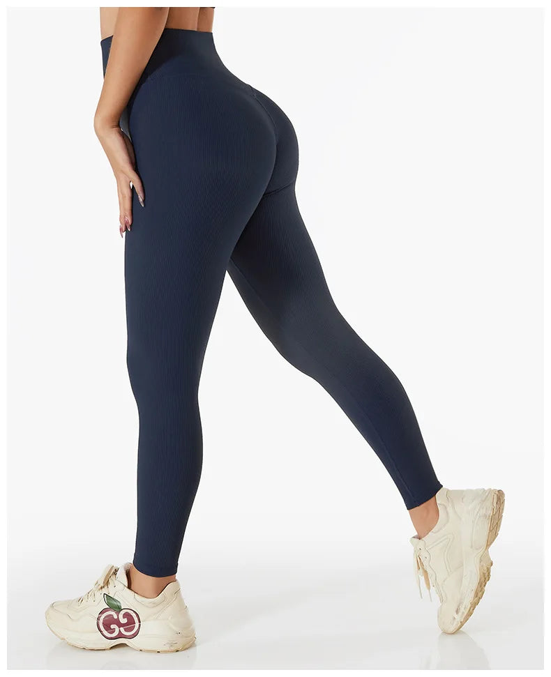 Women Yoga Set Gym Clothing Tracksuit Long Sleeve Crop Top One Shoulder Bra High Waist Seamless Leggings Fitness Sports Suits