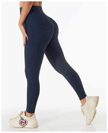 Women Yoga Set Gym Clothing Tracksuit Long Sleeve Crop Top One Shoulder Bra High Waist Seamless Leggings Fitness Sports Suits