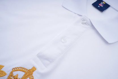 Men's polo shirt survival of the fittest cotton embroidery stitching color classic fashion original design pure cotton quality
