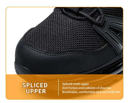 Men Work Safety Shoes Anti-smashing Steel Toe Cap Working Boots Construction Indestructible Work Soft-Soled Sneakers Men Shoes