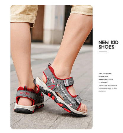Children Sandals 2026 Summer Children's Sandals Boys Primary School Students Comfortable Soft Bottom Kids Sandals Comfortable