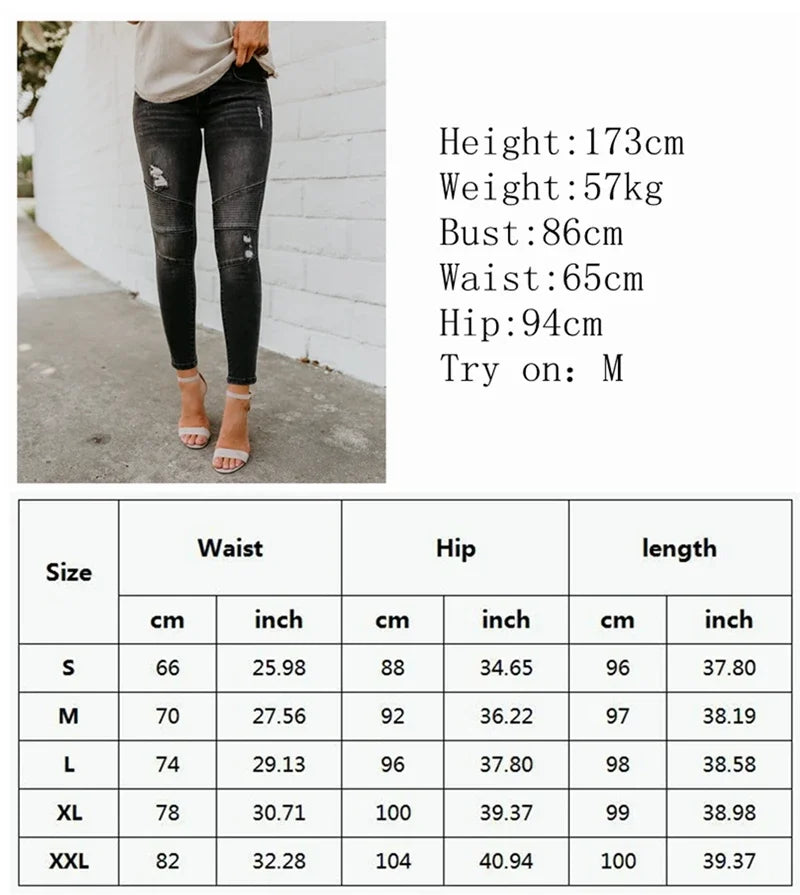 Woman Push Up Denim Pants for Women Clothing Jean