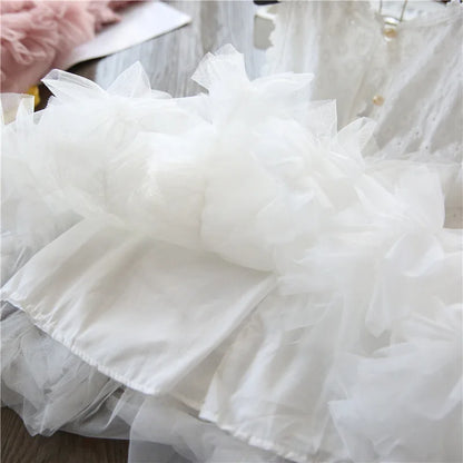 Princess Skirt for Girls Summer 2024 New Cake Skirt for Children Baby Fashion Cute Sweet Kids Dresses for Girls Girl Clothes