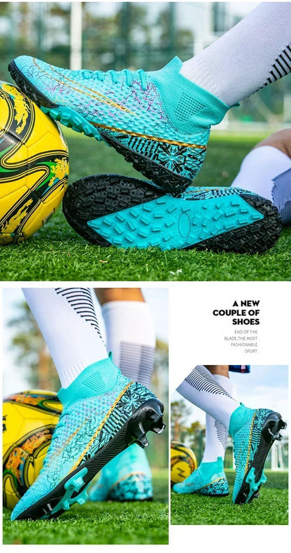 Refreshing Breathable Feet Children's Non-slip Fashion Casual Sports Shoe Youth Soccer Shoes Indoor Outdoor Grass Training Shoes