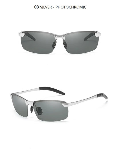 Photochromic Sunglasses Men Polarized Driving Chameleon Glasses Male Change Color Sun Glasses Day Night Vision Driver's Eyewear