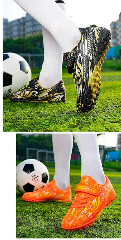 Kids Professional Soccer Shoes Indoor Men Football Field Boots Original Football Shoes TF/AG Society Cleats Grass Training Fast