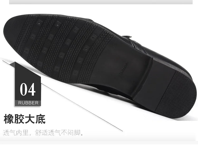 Classic White Men Dress Shoes 2024 Casual Business Leather Shoes for Men Point Toe Wedding Formal Shoes Men Size 46
