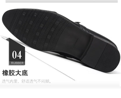 Classic White Men Dress Shoes 2024 Casual Business Leather Shoes for Men Point Toe Wedding Formal Shoes Men Size 46