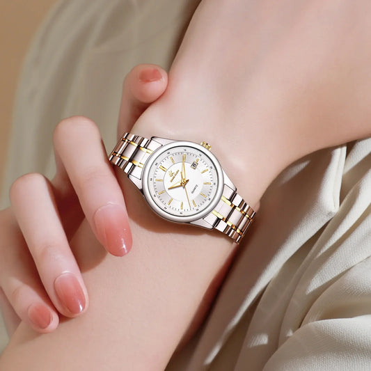 Women‘s Watches Simple Luxury Fashion Elegant Female Wristwatch Waterproof Luminous Date Exquisite Gift for Girl