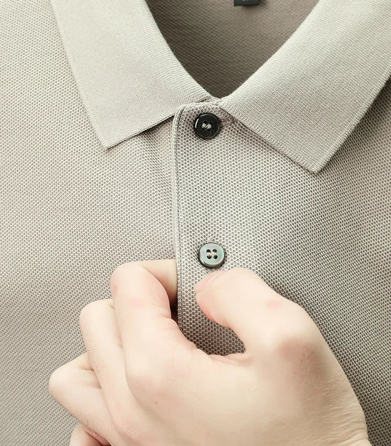 20 Colors Men's 100% Cotton Polo Shirt - Summer Casual Breathable Tee,Ideal for Golf and Sports,Business Casual,Silk-Like Finish